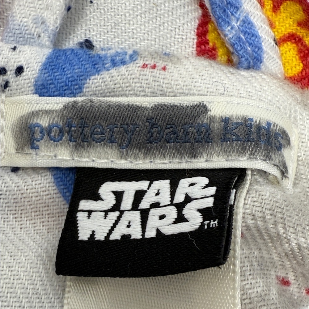 Pottery Barn Kids Star Wars Pajama Set - White and Blue size 2T - Picture 4 of 8